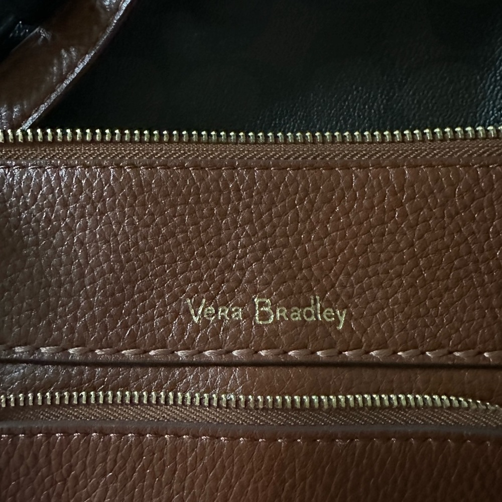 Leather Vera Bradley crossbody